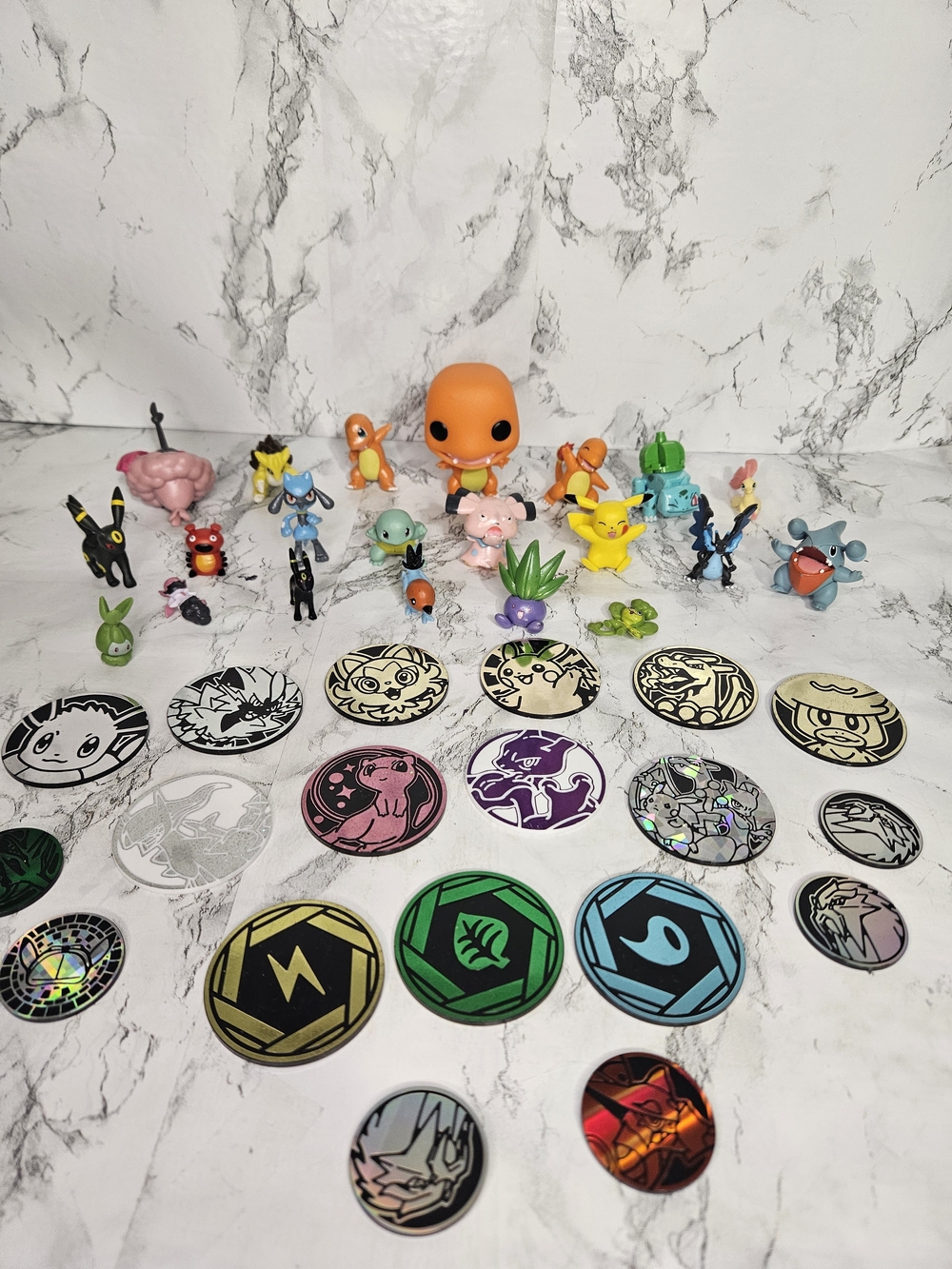 Pokemon Minifigures and Collectible Coins